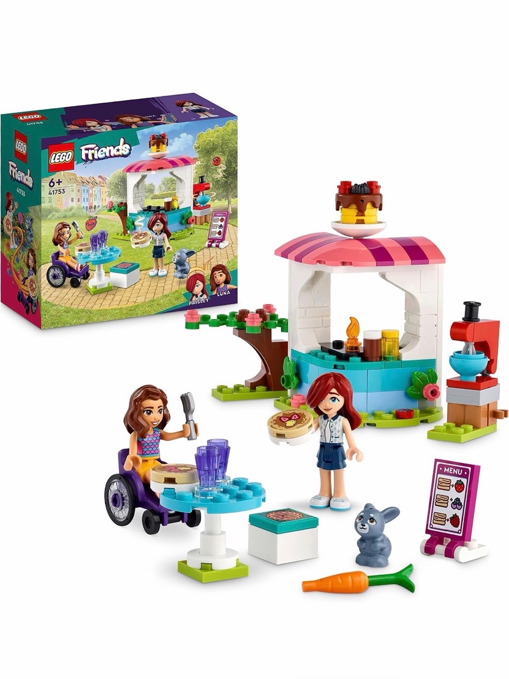 Lego 41753 Friends Sets: Pancake Shop 6+ 157 Pcs - New in Damaged Box